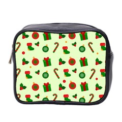 Illustration Festive Background Holiday Background Mini Toiletries Bag (two Sides) by Amaryn4rt