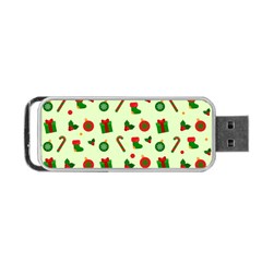 Illustration Festive Background Holiday Background Portable Usb Flash (one Side) by Amaryn4rt