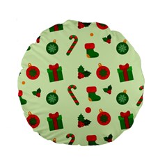 Illustration Festive Background Holiday Background Standard 15  Premium Round Cushions by Amaryn4rt