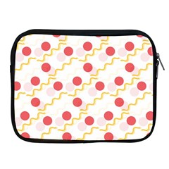 Illustration Abstract Line Pattern Dot Lines Decorative Apple Ipad 2/3/4 Zipper Cases by Amaryn4rt