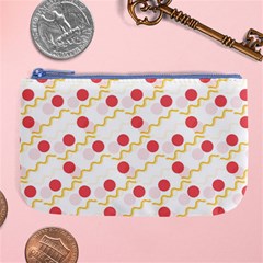 Illustration Abstract Line Pattern Dot Lines Decorative Large Coin Purse by Amaryn4rt