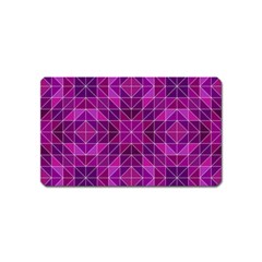 Purple-art Magnet (name Card) by nateshop