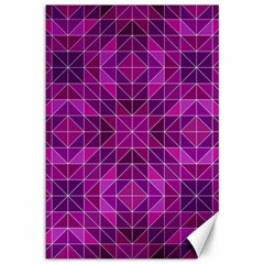 Purple-art Canvas 12  X 18  by nateshop