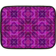 Purple-art Double Sided Fleece Blanket (mini)  by nateshop