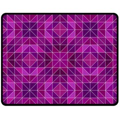 Purple-art Fleece Blanket (medium)  by nateshop