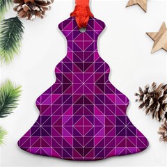 Purple-art Ornament (christmas Tree) 