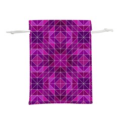 Purple-art Lightweight Drawstring Pouch (l) by nateshop