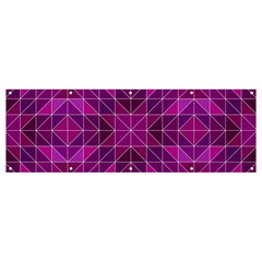 Purple-art Banner And Sign 12  X 4 