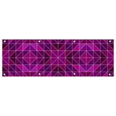 Purple-art Banner And Sign 9  X 3 