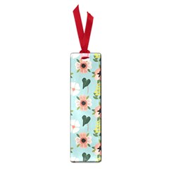 Illustration Flower White Pattern Floral Small Book Marks by Amaryn4rt