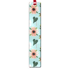 Illustration Flower White Pattern Floral Large Book Marks by Amaryn4rt