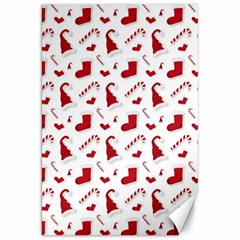 Christmas Template Advent Cap Canvas 20  X 30  by Amaryn4rt