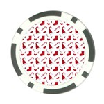 Christmas Template Advent Cap Poker Chip Card Guard Front