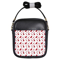 Christmas Template Advent Cap Girls Sling Bag by Amaryn4rt