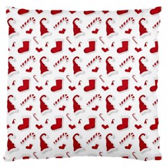 Christmas Template Advent Cap Large Cushion Case (two Sides) by Amaryn4rt