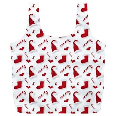 Christmas Template Advent Cap Full Print Recycle Bag (xl) by Amaryn4rt