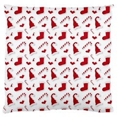 Christmas Template Advent Cap Large Flano Cushion Case (one Side) by Amaryn4rt