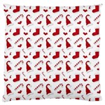 Christmas Template Advent Cap Large Flano Cushion Case (Two Sides) Front