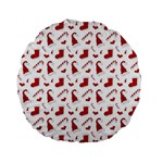 Christmas Template Advent Cap Standard 15  Premium Flano Round Cushions Front