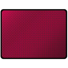 Red-draft Fleece Blanket (large)  by nateshop