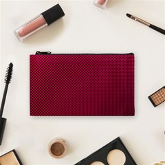 Red-draft Cosmetic Bag (small) by nateshop