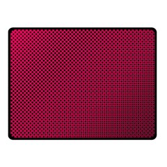 Red-draft Double Sided Fleece Blanket (small)  by nateshop