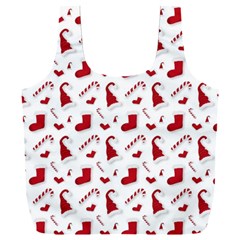 Christmas Template Advent Cap Full Print Recycle Bag (xxl) by Amaryn4rt