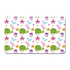 Turtles Animals Sea Life Magnet (rectangular) by Amaryn4rt