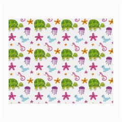 Turtles Animals Sea Life Small Glasses Cloth by Amaryn4rt