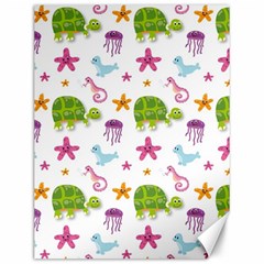 Turtles Animals Sea Life Canvas 12  X 16  by Amaryn4rt