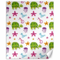 Turtles Animals Sea Life Canvas 16  X 20  by Amaryn4rt