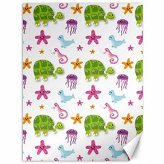 Turtles Animals Sea Life Canvas 36  X 48  by Amaryn4rt