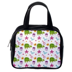 Turtles Animals Sea Life Classic Handbag (one Side) by Amaryn4rt