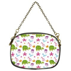 Turtles Animals Sea Life Chain Purse (one Side) by Amaryn4rt