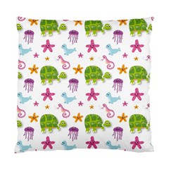 Turtles Animals Sea Life Standard Cushion Case (two Sides) by Amaryn4rt