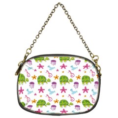 Turtles Animals Sea Life Chain Purse (two Sides) by Amaryn4rt