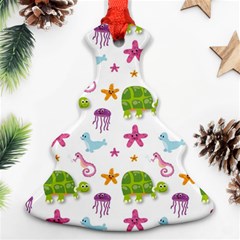 Turtles Animals Sea Life Ornament (christmas Tree)  by Amaryn4rt