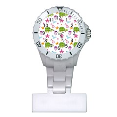 Turtles Animals Sea Life Plastic Nurses Watch by Amaryn4rt