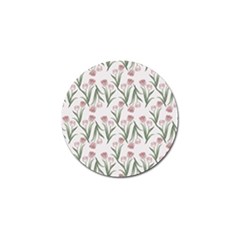 Illustration Flower Floral Design Pattern Golf Ball Marker (4 Pack) by Amaryn4rt