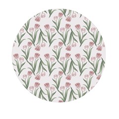 Illustration Flower Floral Design Pattern Mini Round Pill Box by Amaryn4rt