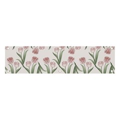 Illustration Flower Floral Design Pattern Banner And Sign 4  X 1 