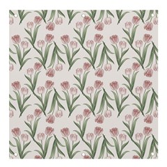 Illustration Flower Floral Design Pattern Banner And Sign 4  X 4 