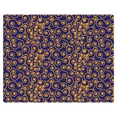 Pattern Illustration Spiral Pattern Texture Fractal Double Sided Flano Blanket (medium)  by Amaryn4rt