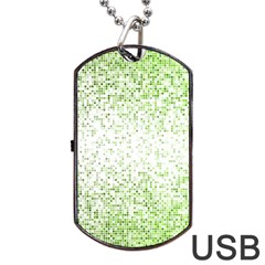 Square Dog Tag Usb Flash (two Sides) by nateshop