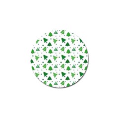 Christmas Trees Pattern Design Pattern Golf Ball Marker by Amaryn4rt