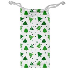 Christmas Trees Pattern Design Pattern Jewelry Bag by Amaryn4rt