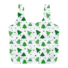 Christmas Trees Pattern Design Pattern Full Print Recycle Bag (l) by Amaryn4rt