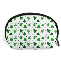 Christmas Trees Pattern Design Pattern Accessory Pouch (large) by Amaryn4rt