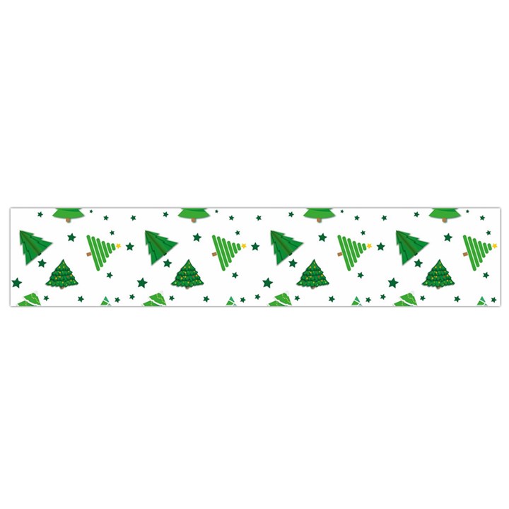 Christmas Trees Pattern Design Pattern Small Flano Scarf