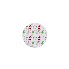 Santa Claus Snowman Christmas Xmas 1  Mini Buttons by Amaryn4rt